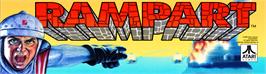 Arcade Cabinet Marquee for Rampart.