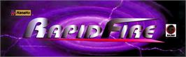 Arcade Cabinet Marquee for Rapid Fire.