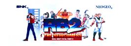 Arcade Cabinet Marquee for Real Bout Fatal Fury 2 - The Newcomers.