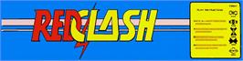 Arcade Cabinet Marquee for Red Clash.