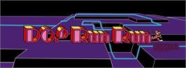 Arcade Cabinet Marquee for Run Run.