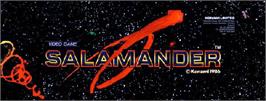 Arcade Cabinet Marquee for Salamander.