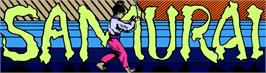 Arcade Cabinet Marquee for Samurai Nihon-Ichi.