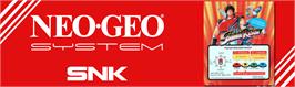 Arcade Cabinet Marquee for Savage Reign / Fu'un Mokushiroku - kakutou sousei.