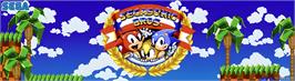 Arcade Cabinet Marquee for SegaSonic Bros..