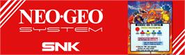 Arcade Cabinet Marquee for Sengoku 2 / Sengoku Denshou 2.