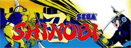 Arcade Cabinet Marquee for Shinobi / FZ-2006.