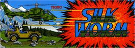 Arcade Cabinet Marquee for Silk Worm.