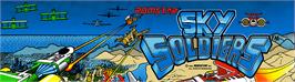 Arcade Cabinet Marquee for Sky Soldiers.