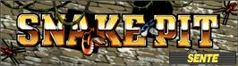 Arcade Cabinet Marquee for Snake Pit.