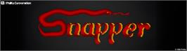 Arcade Cabinet Marquee for Snapper.