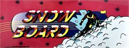 Arcade Cabinet Marquee for Snow Board Championship.