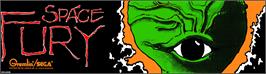Arcade Cabinet Marquee for Space Fury.