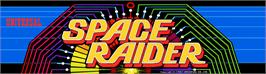 Arcade Cabinet Marquee for Space Raider.