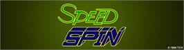 Arcade Cabinet Marquee for Speed Spin.