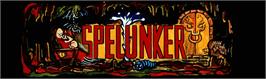 Arcade Cabinet Marquee for Spelunker.