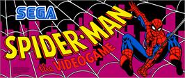Arcade Cabinet Marquee for Spider-Man: The Videogame.