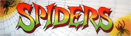 Arcade Cabinet Marquee for Spiders.