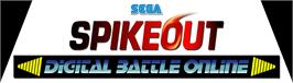 Arcade Cabinet Marquee for Spikeout.