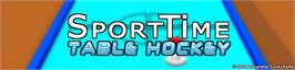 Arcade Cabinet Marquee for SportTime Table Hockey.
