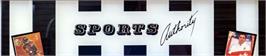 Arcade Cabinet Marquee for Sports Authority.