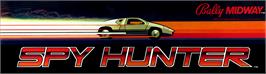Arcade Cabinet Marquee for Spy Hunter.