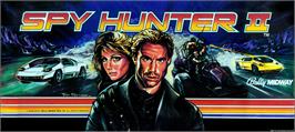 Arcade Cabinet Marquee for Spy Hunter II.