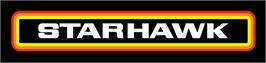 Arcade Cabinet Marquee for Star Hawk.