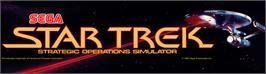 Arcade Cabinet Marquee for Star Trek.