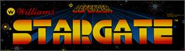 Arcade Cabinet Marquee for Stargate.