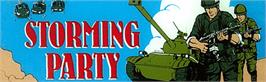 Arcade Cabinet Marquee for Storming Party / Riku Kai Kuu Saizensen.
