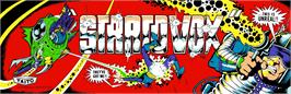 Arcade Cabinet Marquee for Stratovox.