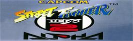 Arcade Cabinet Marquee for Street Fighter Zero 2.