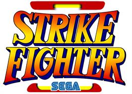 Arcade Cabinet Marquee for Strike Fighter.