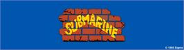 Arcade Cabinet Marquee for Submarine.