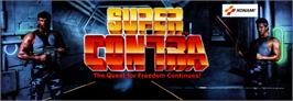 Arcade Cabinet Marquee for Super Contra: Alien no Gyakushuu.