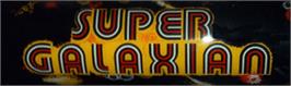 Arcade Cabinet Marquee for Super Galaxians.