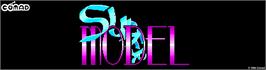 Arcade Cabinet Marquee for Super Model.