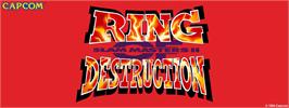Arcade Cabinet Marquee for Super Muscle Bomber: The International Blowout.