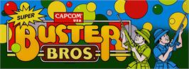 Arcade Cabinet Marquee for Super Pang.