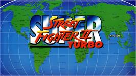 Arcade Cabinet Marquee for Super Street Fighter II X: Grand Master Challenge.