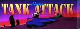 Arcade Cabinet Marquee for Super Tank Attack.