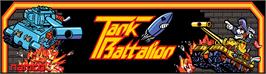 Arcade Cabinet Marquee for Tank Battalion.