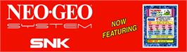 Arcade Cabinet Marquee for Tecmo World Soccer '96.
