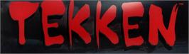 Arcade Cabinet Marquee for Tekken.