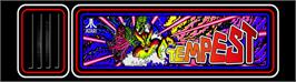Arcade Cabinet Marquee for Tempest.