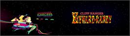Arcade Cabinet Marquee for The Cliffhanger - Edward Randy.