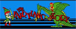 Arcade Cabinet Marquee for The FairyLand Story.