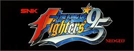 Arcade Cabinet Marquee for The King of Fighters 10th Anniversary 2005 Unique.