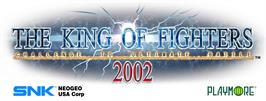 Arcade Cabinet Marquee for The King of Fighters 2002 Magic Plus.